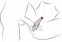 Satisfyer Love Tunnel - Model z pilotem, silikonowa maszyna intymna dla par