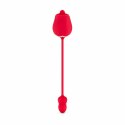 Teazers Rose - Dwustronny stymulator z 2 silnikami USB, rożowy