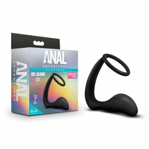 Blush Anal Adventures Platinum silikonowy zestaw z pierścieniem i aplikatorem Blush Anal Adventures Platinum silikonowy zestaw z pierścieniem i aplikatorem