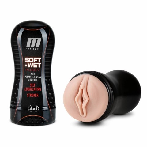 Blush M for Men Soft & Wet - anatomiczna maszyna intymna z systemem nawilżania Blush M for Men Soft & Wet - anatomiczna maszyna intymna z systemem nawilżania