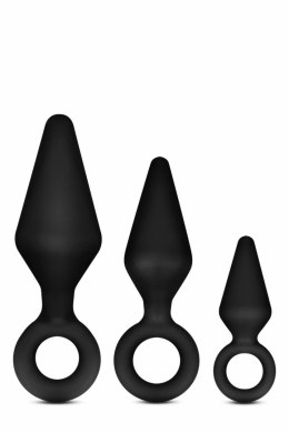Blush Novelties Anal Adventures Platinum Zestaw 3 zatyczek silikonowych
