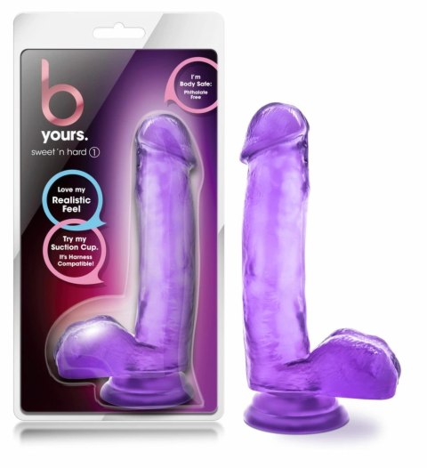 Blush Novelties B Yours Sweet 'N Hard Model 7 fioletowy, mocowanie Blush Novelties B Yours Sweet 'N Hard Model 7 fioletowy, mocowanie