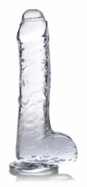 Curvetoys Jock C-Thru 21 cm Transparent - model anatomiczny z przyssawką