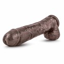 Dr. Skin Mr. Ed XL model z przyssawką 33 cm, brązowy, PVC