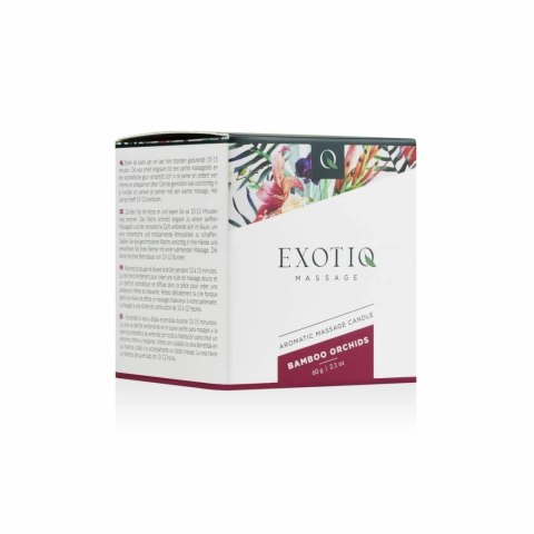 Exotiq Świeca do Masażu Bambus i Orchidea 60g - Relaksujący olejek Exotiq Świeca do Masażu Bambus i Orchidea 60g - Relaksujący olejek