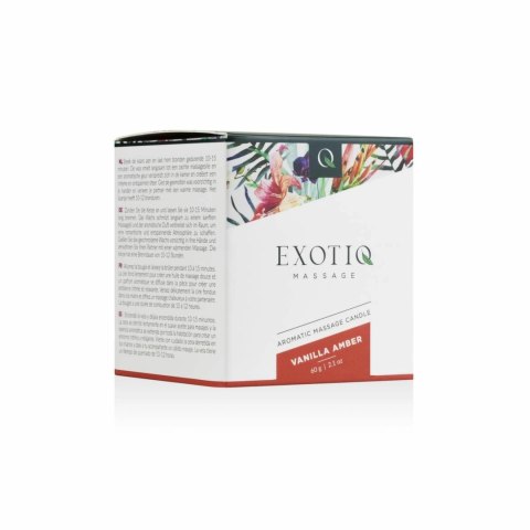 Exotiq Świeca do Masażu Wanilia i Bursztyn 60g - luksusowy olejek Exotiq Świeca do Masażu Wanilia i Bursztyn 60g - luksusowy olejek