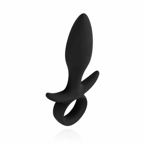 EasyToys Butt Buzzer silikonowy model wibrujący z uchwytem USB czarny EasyToys Butt Buzzer silikonowy model wibrujący z uchwytem USB czarny