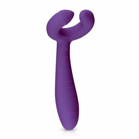 EasyToys Couples Vibrator Purple - Wielofunkcyjny model z podwojnym silnikiem EasyToys Couples Vibrator Purple - Wielofunkcyjny model z podwojnym silnikiem