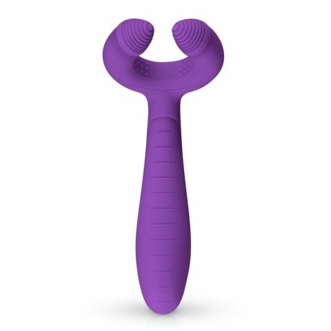 EasyToys Couples Vibrator Purple - Wielofunkcyjny model z podwojnym silnikiem EasyToys Couples Vibrator Purple - Wielofunkcyjny model z podwojnym silnikiem