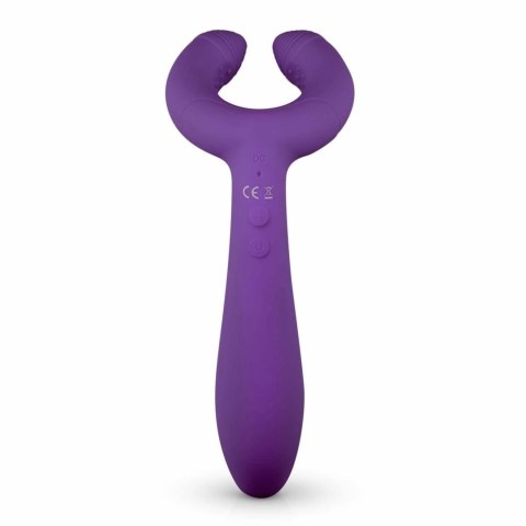 EasyToys Couples Vibrator Purple - Wielofunkcyjny model z podwojnym silnikiem EasyToys Couples Vibrator Purple - Wielofunkcyjny model z podwojnym silnikiem