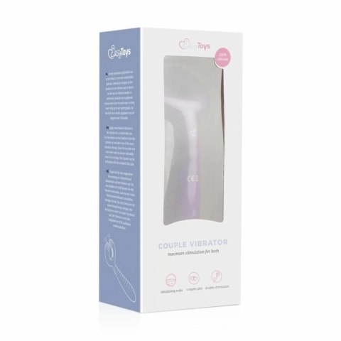 EasyToys Couples Vibrator Purple - Wielofunkcyjny model z podwojnym silnikiem EasyToys Couples Vibrator Purple - Wielofunkcyjny model z podwojnym silnikiem