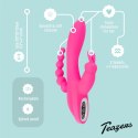 Feelztoys Double Rabbit model 10-funkcyjny, wodoodporny, USB, fioletowy