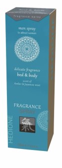 HOT Bed & Body Spray Amber & Japanese Mint - perfumowany spray dla mężczyzn
