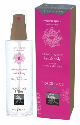 HOT Pheromone Spray Cherry & White Lotus - zapach do ciała i pościeli 60ml