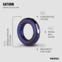 Hueman Saturn - Wibrujący pierścień silikonowy z 10 trybami, fioletowy