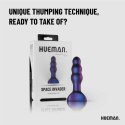 Hueman Space Invader - silikonowy plug analny z funkcją wibracji i ruchu
