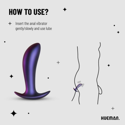 Hueman Uranus Wibrująca Sonda Anatomiczna z Pilotem, 10 Trybow Hueman Uranus Wibrująca Sonda Anatomiczna z Pilotem, 10 Trybow