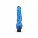 Jelly Infinity Wibrator Model Blue - miękki, elastyczny, 54 mm