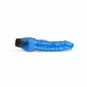 Jelly Infinity Wibrator Model Blue - miękki, elastyczny, 54 mm