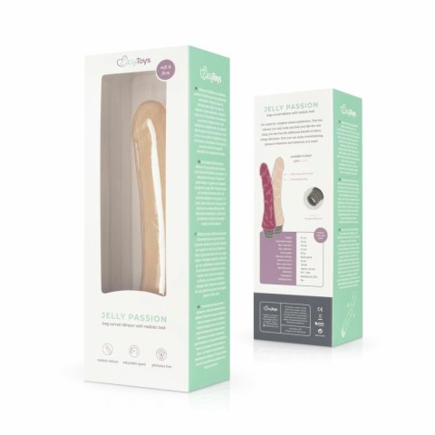 Jelly Passion Jelly Vibe model z pulsującą funkcją i elastycznym materiałem Jelly Passion Jelly Vibe model z pulsującą funkcją i elastycznym materiałem