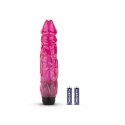 Jelly Supreme – Anatomiczny Wibrator Różowy z Brokatem, 21 cm
