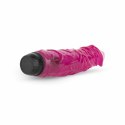 Jelly Supreme – Anatomiczny Wibrator Różowy z Brokatem, 21 cm