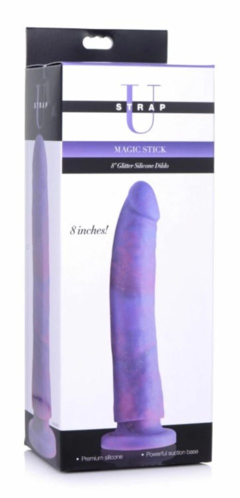 NS Novelties Magic Stick silikonowy model z brokatem 20 cm przyssawka NS Novelties Magic Stick silikonowy model z brokatem 20 cm przyssawka