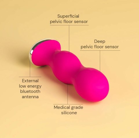 Perifit Care Original - Intymny Trener Mięśni Kegla Bluetooth, silikonowy Perifit Care Original - Intymny Trener Mięśni Kegla Bluetooth, silikonowy