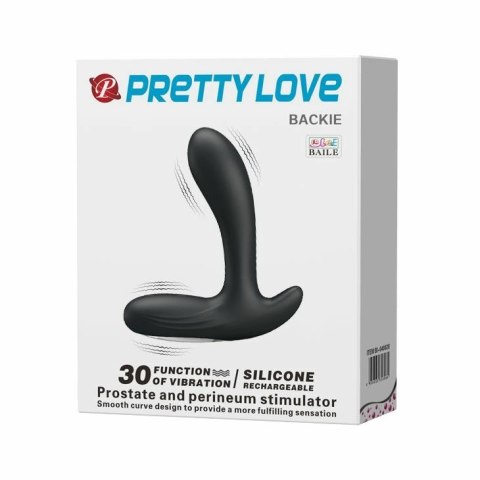 Pretty Love Backie silikonowy stymulator analny wibrujący 30 trybow USB Pretty Love Backie silikonowy stymulator analny wibrujący 30 trybow USB