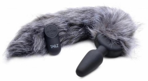 XR Brands Fox Tail Plug wibracyjny silikonowy model z pilotem 21 cm XR Brands Fox Tail Plug wibracyjny silikonowy model z pilotem 21 cm