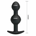 Svakom Weighted Double Plug anatomiczny z obciążeniem, czarny