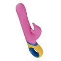 Sway Copy Dolphin - Kolorowy masażer intymny z 3 silnikami USB