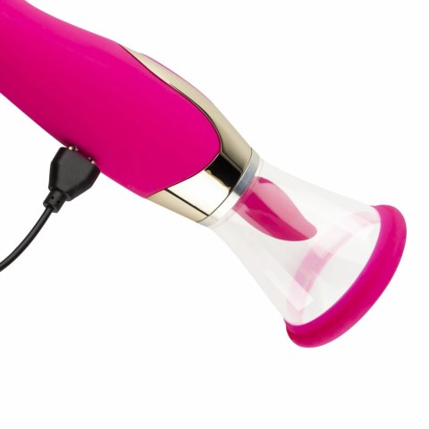 Teazers Pleasure Pump Pink - Pompa Intymna z Wibratorem G-Spot 2w1 Teazers Pleasure Pump Pink - Pompa Intymna z Wibratorem G-Spot 2w1