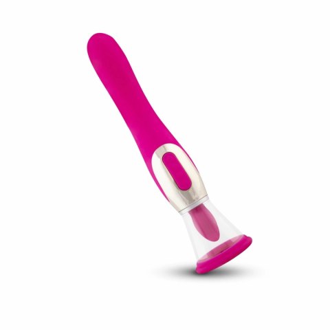 Teazers Pleasure Pump Pink - Pompa Intymna z Wibratorem G-Spot 2w1 Teazers Pleasure Pump Pink - Pompa Intymna z Wibratorem G-Spot 2w1