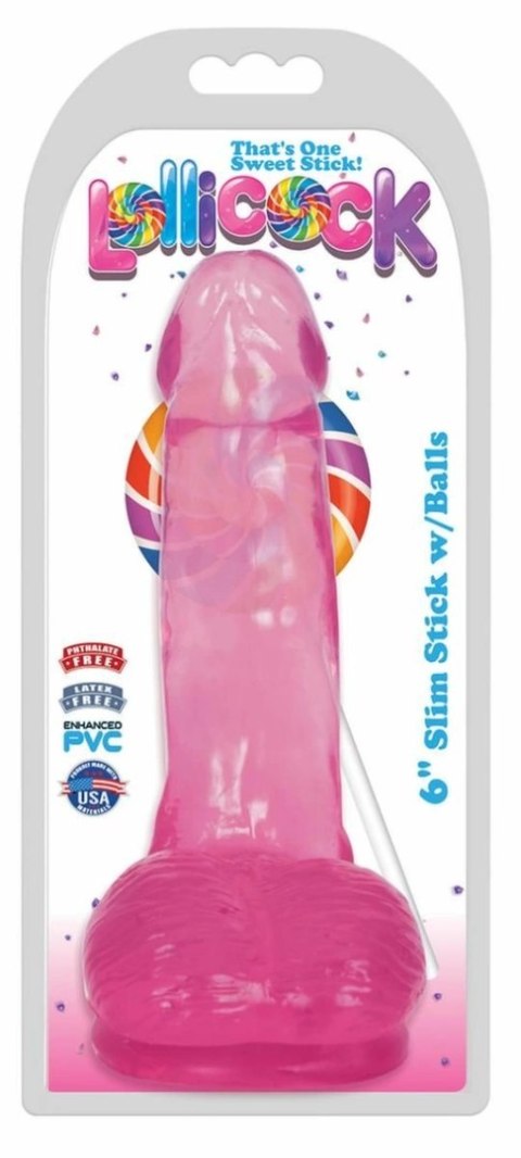 ToyJoy Cherry Ice 15 cm - Transparentny model z przyssawką ToyJoy Cherry Ice 15 cm - Transparentny model z przyssawką