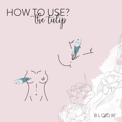 Bloom The Tulip - precyzyjny masażer z funkcją Swipe, silikonowy, rożowy Bloom The Tulip - precyzyjny masażer z funkcją Swipe, silikonowy, rożowy