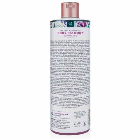Exotiq Body To Body Warming - Olejek do masażu rozgrzewający 500 ml Exotiq Body To Body Warming - Olejek do masażu rozgrzewający 500 ml