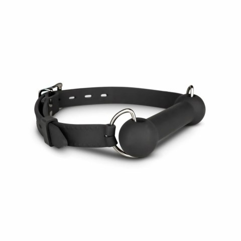 EasyToys Bit Gag silikonowy z regulowanym paskiem - czarny EasyToys Bit Gag silikonowy z regulowanym paskiem - czarny