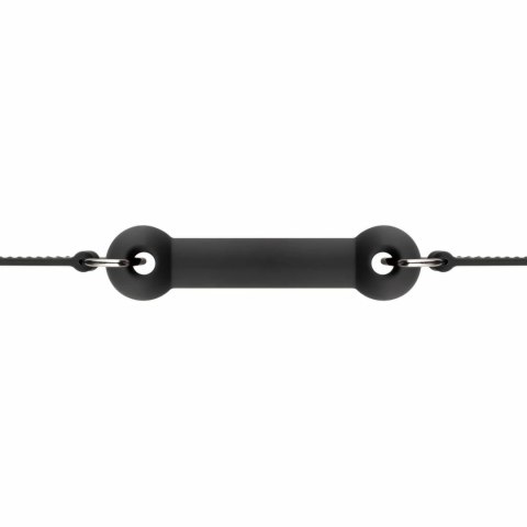EasyToys Bit Gag silikonowy z regulowanym paskiem - czarny EasyToys Bit Gag silikonowy z regulowanym paskiem - czarny