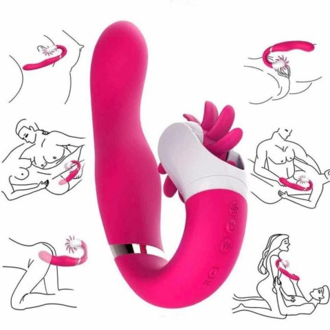 EasyToys Dave wielofunkcyjny model wibrujący silikonowy USB 12 trybow EasyToys Dave wielofunkcyjny model wibrujący silikonowy USB 12 trybow