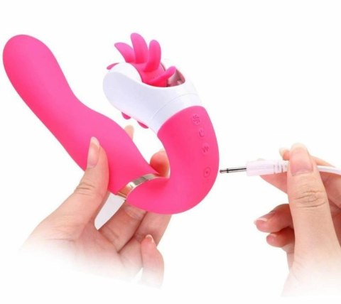 EasyToys Dave wielofunkcyjny model wibrujący silikonowy USB 12 trybow EasyToys Dave wielofunkcyjny model wibrujący silikonowy USB 12 trybow