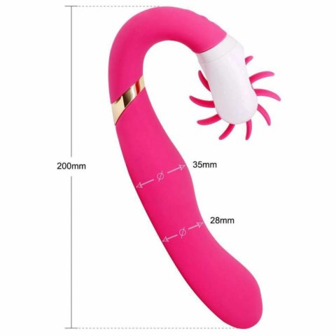 EasyToys Dave wielofunkcyjny model wibrujący silikonowy USB 12 trybow EasyToys Dave wielofunkcyjny model wibrujący silikonowy USB 12 trybow
