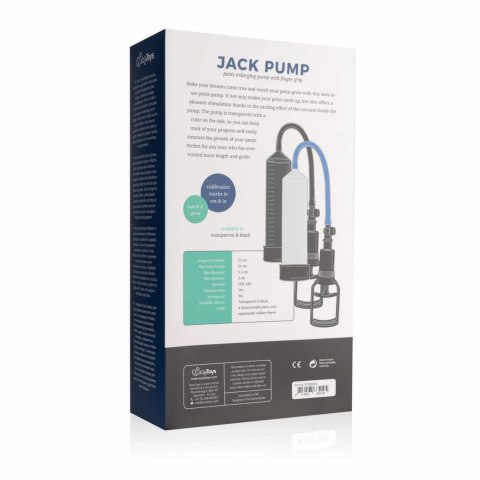 EasyToys Finger Grip - czarna pompa prożniowa z ergonomicznym uchwytem EasyToys Finger Grip - czarna pompa prożniowa z ergonomicznym uchwytem