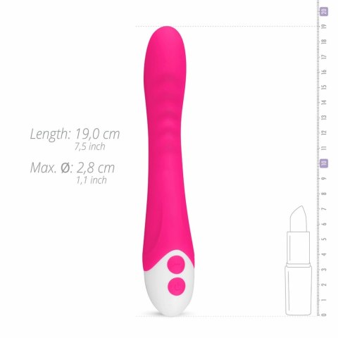 EasyToys Lunar Vibe Pink - Model silikonowy, kompaktowy, 10 trybow EasyToys Lunar Vibe Pink - Model silikonowy, kompaktowy, 10 trybow
