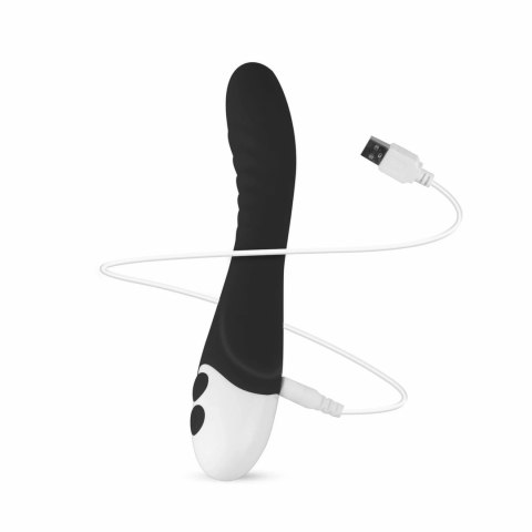 EasyToys Lunar Vibe model z żebrowaną powierzchnią, czarny EasyToys Lunar Vibe model z żebrowaną powierzchnią, czarny