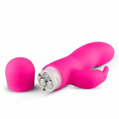 EasyToys Mad Rabbit Pink - silikonowy masażer intymny z podwojną stymulacją EasyToys Mad Rabbit Pink - silikonowy masażer intymny z podwojną stymulacją