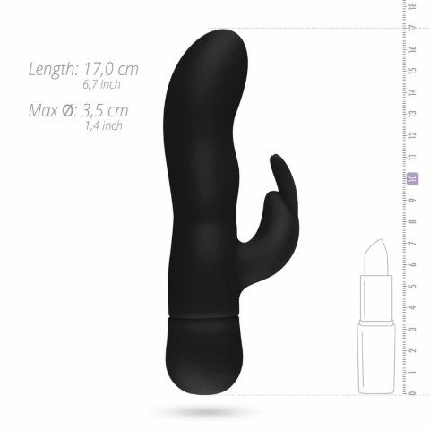 EasyToys Mad Rabbit model wibracyjny silikonowy czarny 20 trybow EasyToys Mad Rabbit model wibracyjny silikonowy czarny 20 trybow