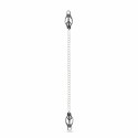 EasyToys Metalowe Klamry Clover z Łańcuszkiem - Regulowane, Stalowe