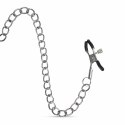EasyToys Open Ball Gag Black z Regulowanymi Zaciskami, 4,3 cm