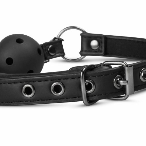 EasyToys Open Ball Gag Black z Regulowanymi Zaciskami, 4,3 cm EasyToys Open Ball Gag Black z Regulowanymi Zaciskami, 4,3 cm